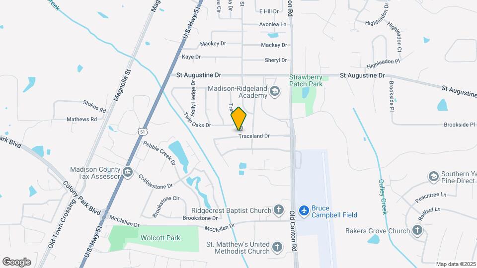 198 Traceland Dr Map and Location Details