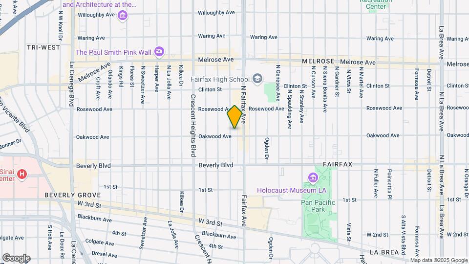 410 N Hayworth Ave Mapa y Detalles de la Ubicación