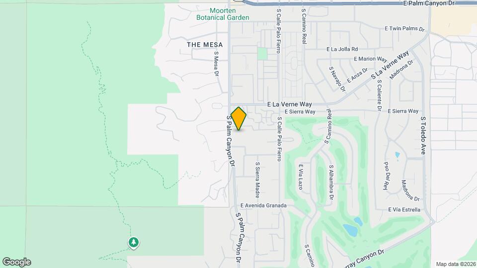 2170 S Palm Canyon Dr, Unit 19 Map and Location Details