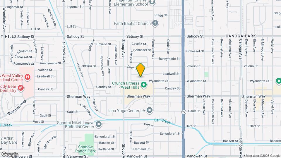 22255 Wyandotte St Map and Location Details