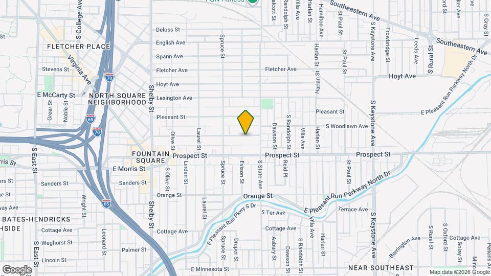 1603 Woodlawn Ave Map and Location Details