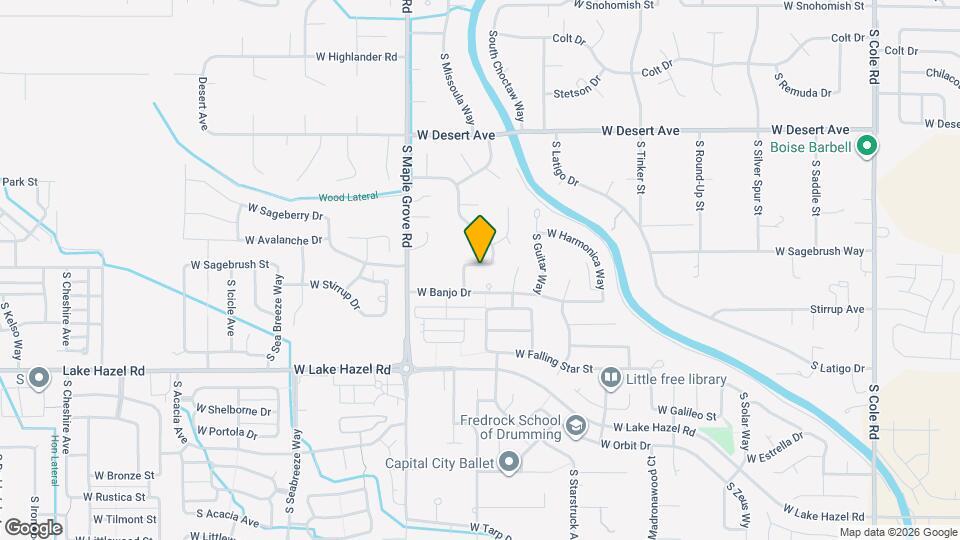 8753 W Sagebrush St Map and Location Details