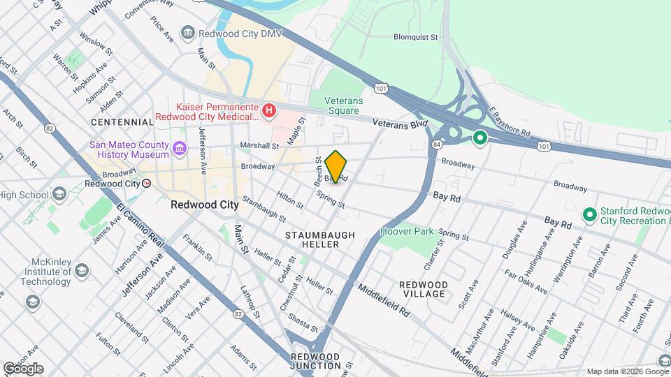 824 Cedar St Mapa y Detalles de la Ubicación