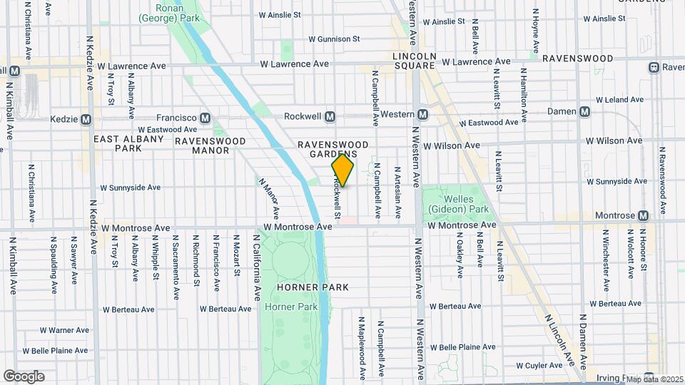 4451 N Rockwell St, Unit 2 Mapa y Detalles de la Ubicación