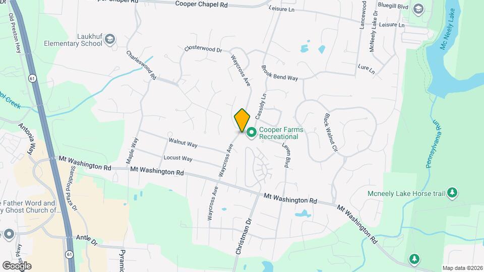 10603 Waycross Ave Map and Location Details