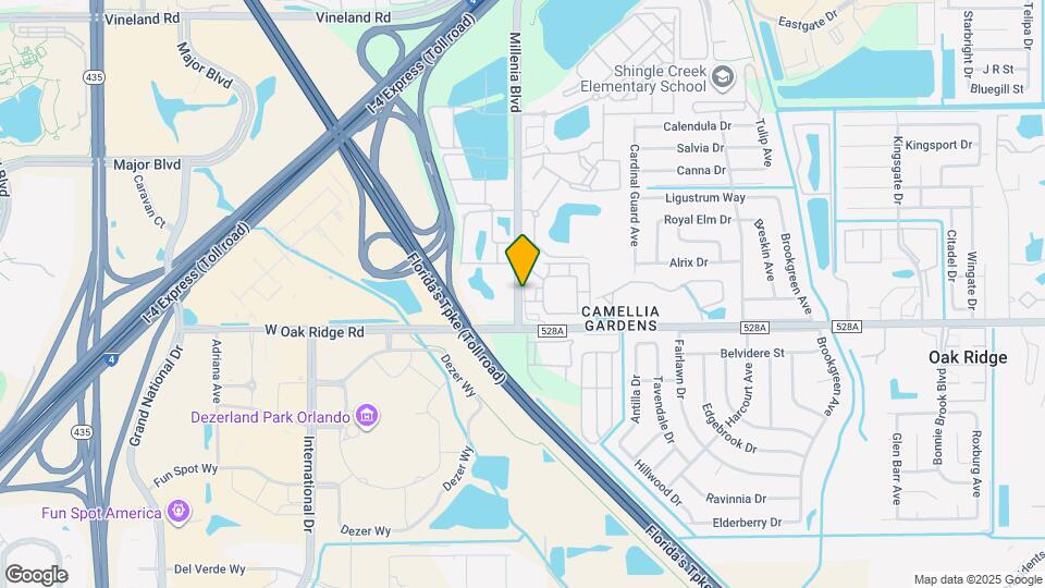 5400 Millenia Palms Dr Mapa y Detalles de la Ubicación