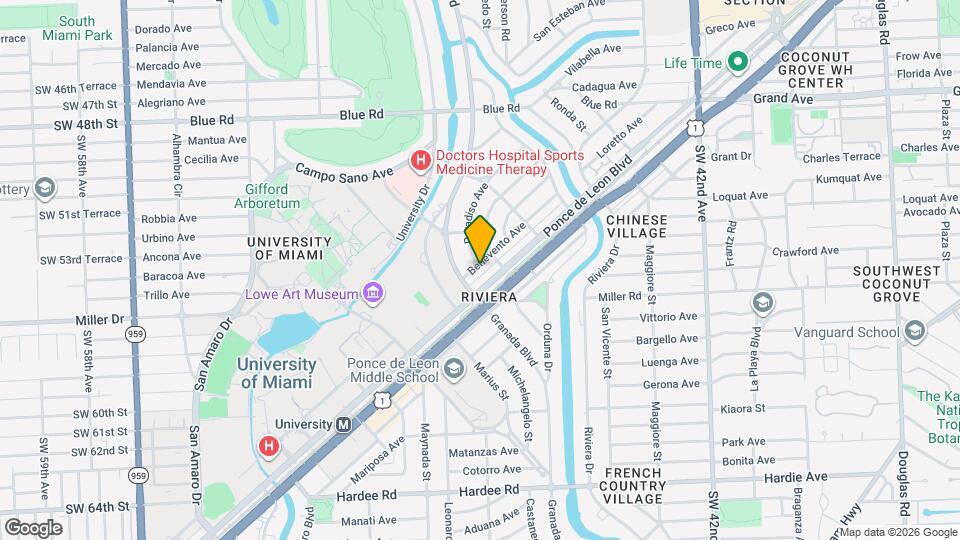 940 Benevento Ave Mapa y Detalles de la Ubicación