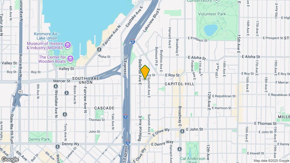 414 E Mercer St, Unit 0 Map and Location Details