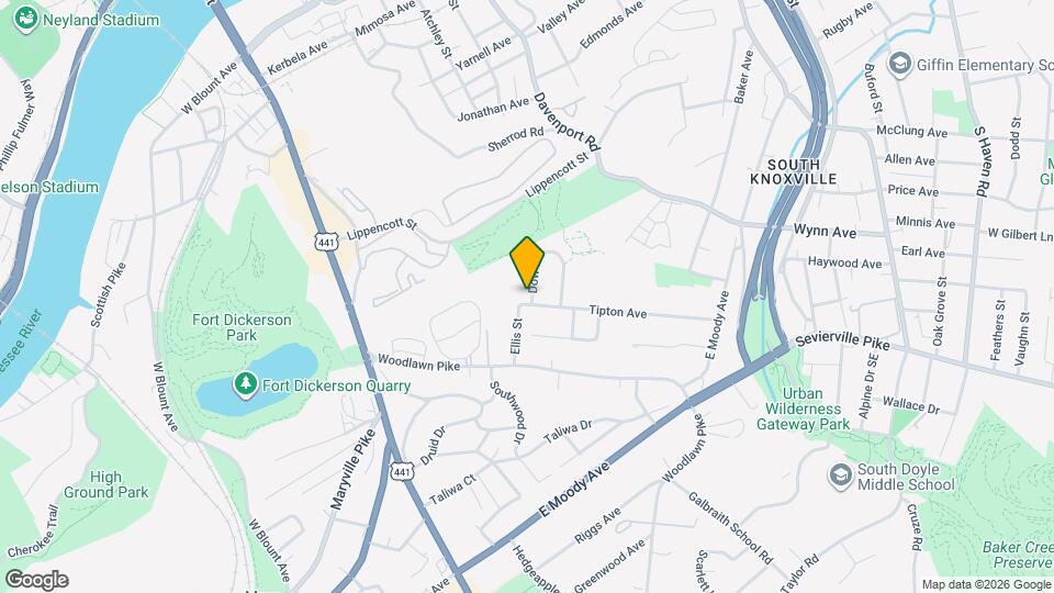 507 Tipton Ave Map and Location Details