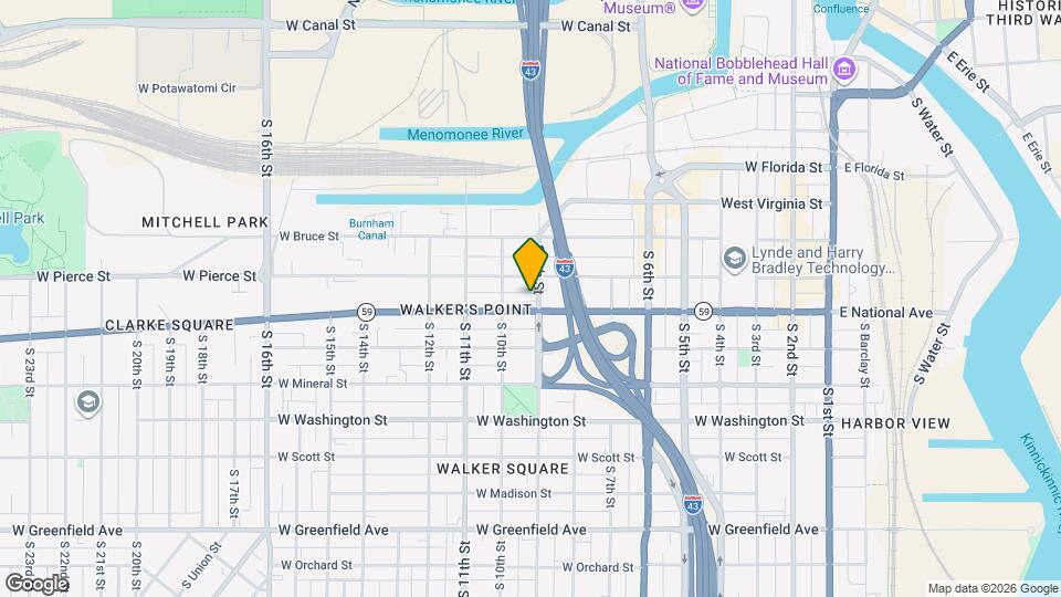 721 S 9th St Map and Location Details