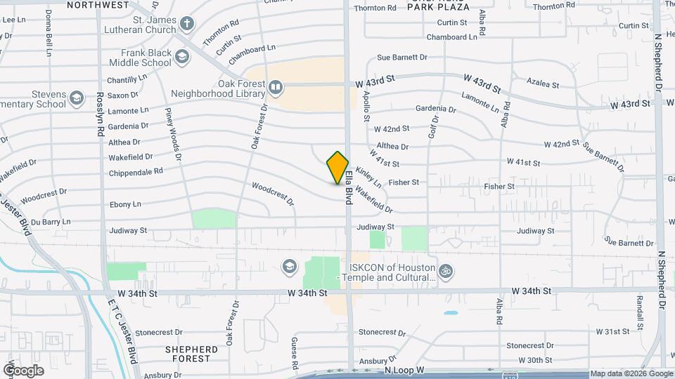 1213 Wakefield Dr Map and Location Details