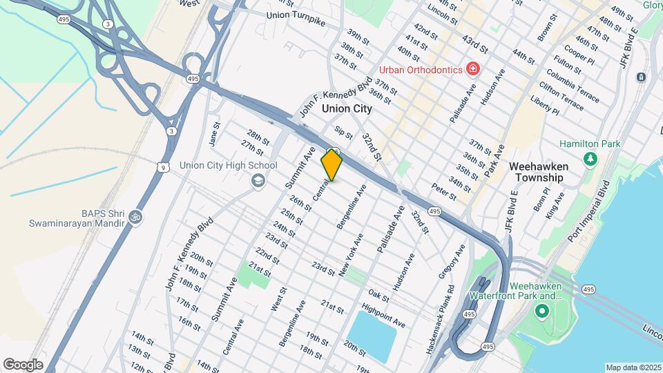 540 28th St Map and Location Details