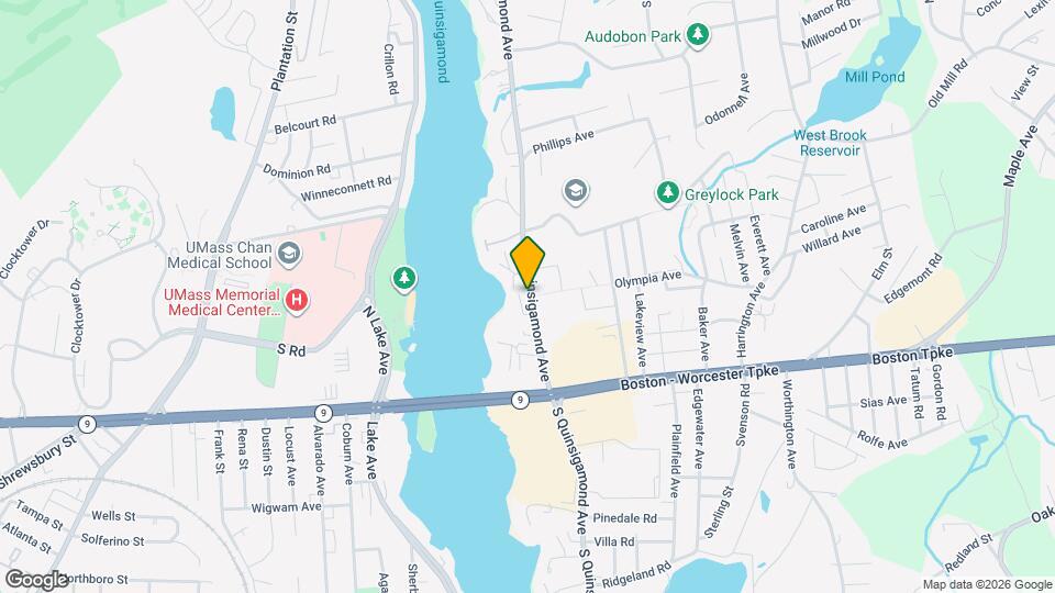 41 N Quinsigamond Ave Map and Location Details