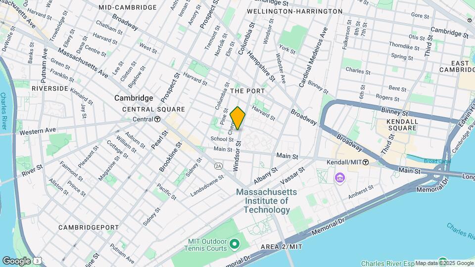 109 Windsor St Mapa y Detalles de la Ubicación