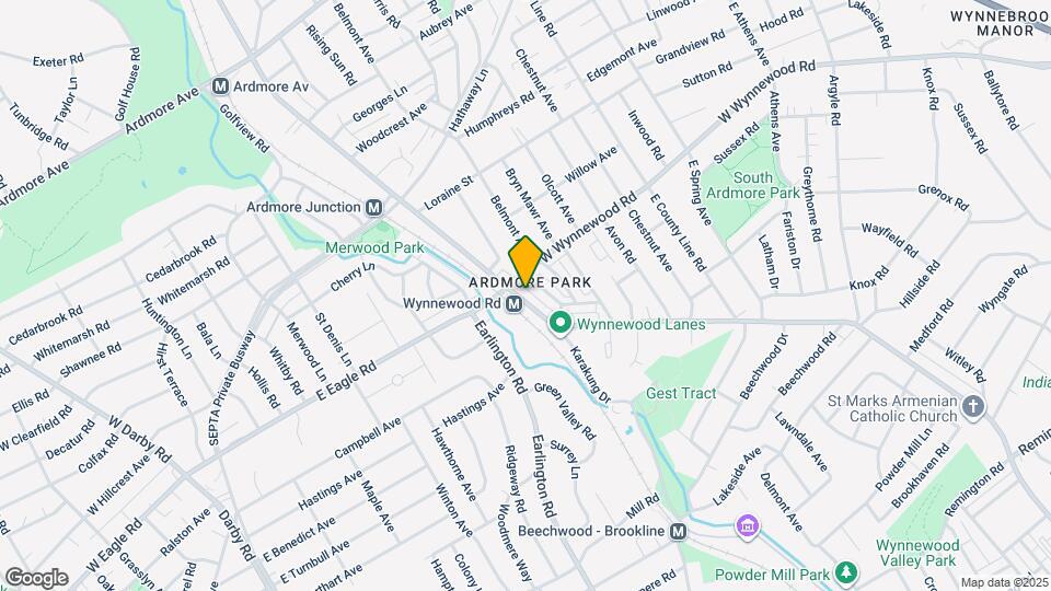2339 Haverford Rd Map and Location Details