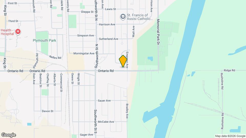 1075 Ontario Rd Map and Location Details