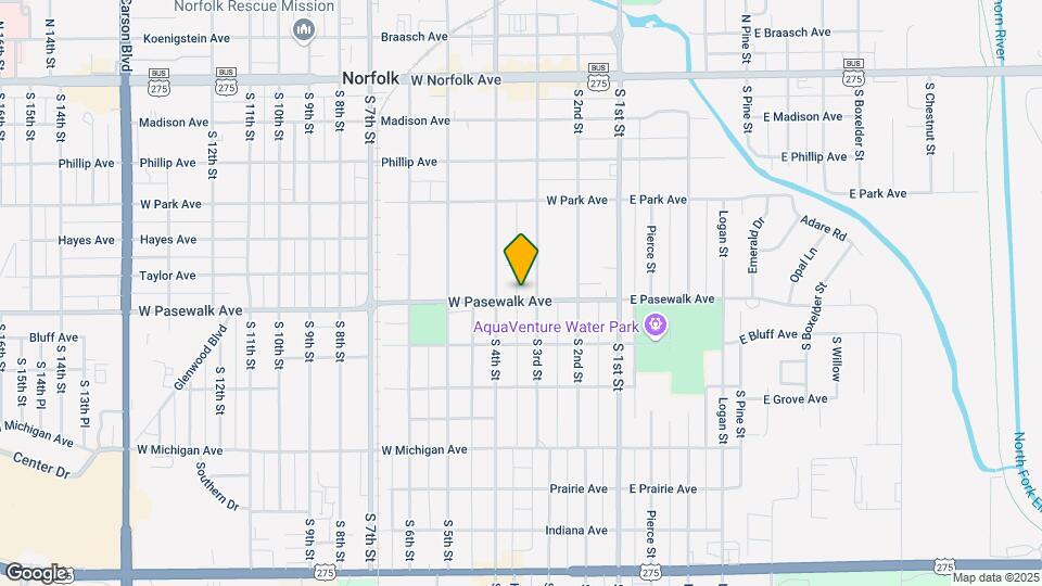 304 W Pasewalk Ave Mapa y Detalles de la Ubicación