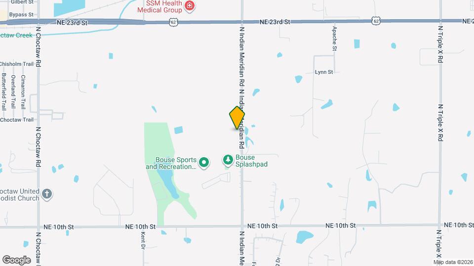 1505 N Indian Meridian Rd Map and Location Details