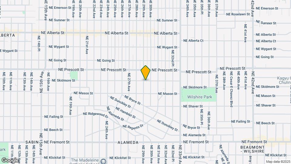 2908 NE Skidmore St Mapa y Detalles de la Ubicación