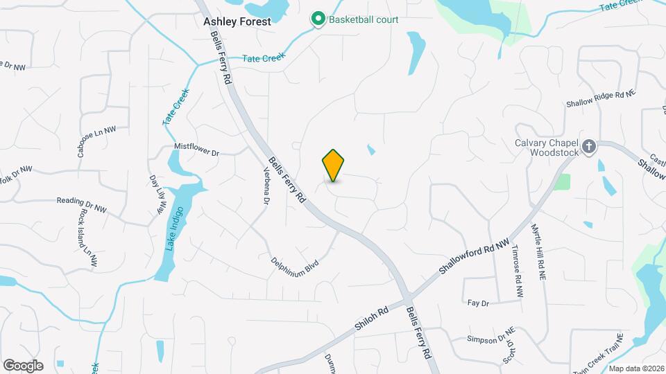 446 Ridgetop Dr NW Mapa y Detalles de la Ubicación