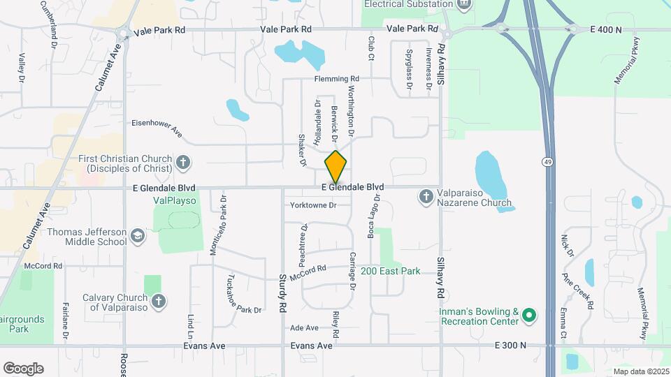 2222 E Glendale Blvd Map and Location Details