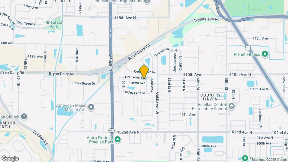 6409 109th Ave Mapa y Detalles de la Ubicación