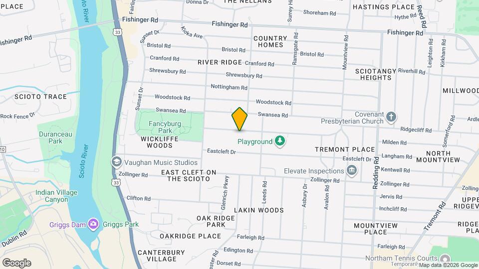 2527 Wickliffe Rd Map and Location Details