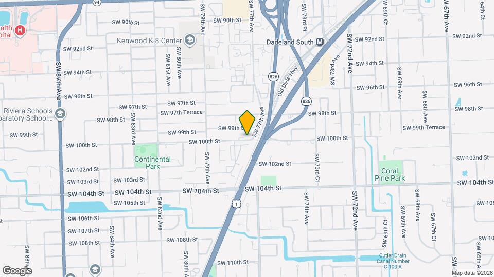 7731 SW 100th St Map and Location Details