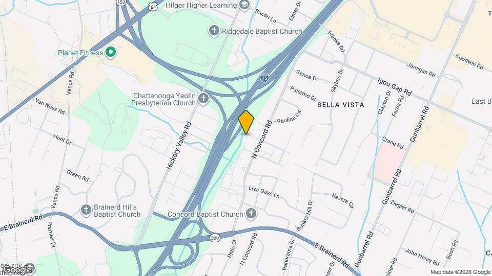 6916 Northside Dr Map and Location Details