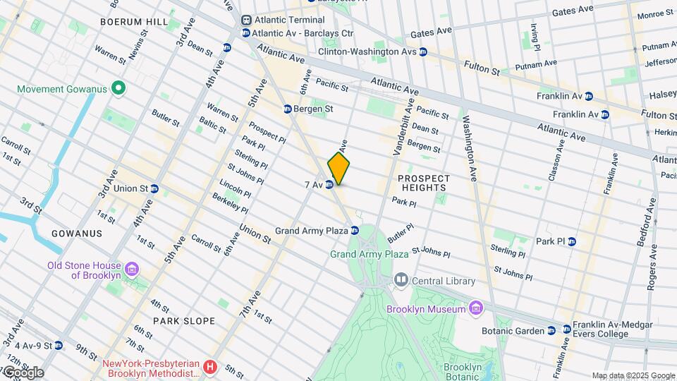 353 Flatbush Ave Map and Location Details