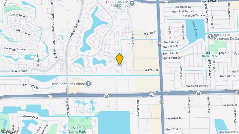 6024 NW 172nd Terrace Map and Location Details