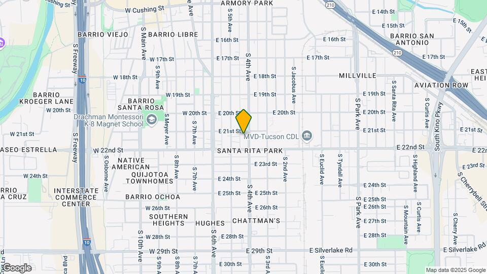 1118 S 4th Ave Map and Location Details