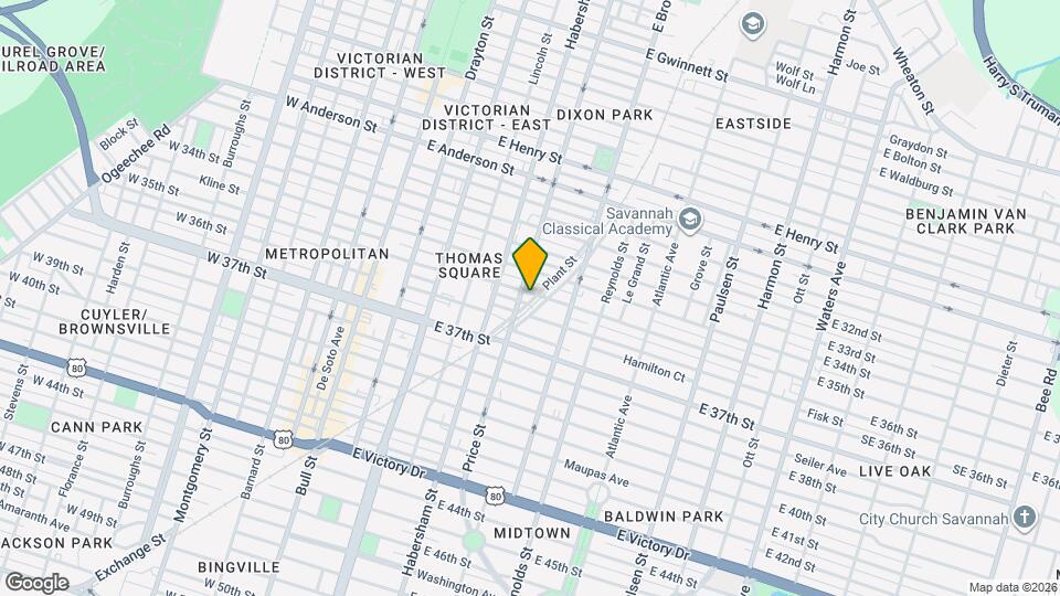 505 E 35th St Mapa y Detalles de la Ubicación