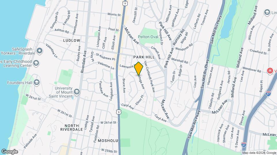 77 Saratoga Ave Map and Location Details