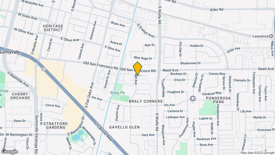 735 Calla Dr Mapa y Detalles de la Ubicación