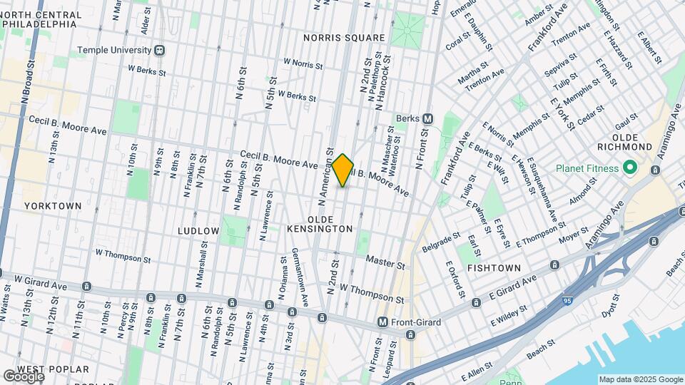 1614 N 2nd St Mapa y Detalles de la Ubicación