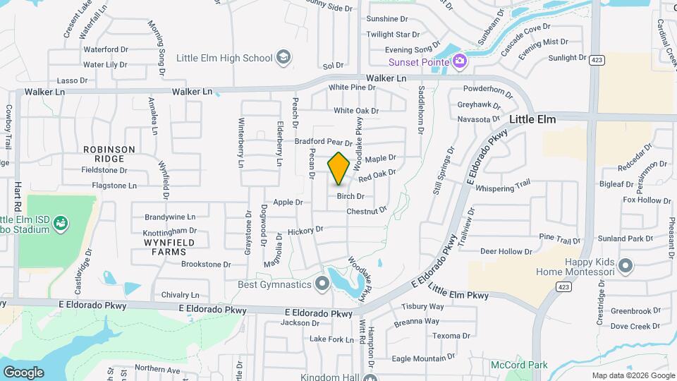 2229 Birch Dr Map and Location Details