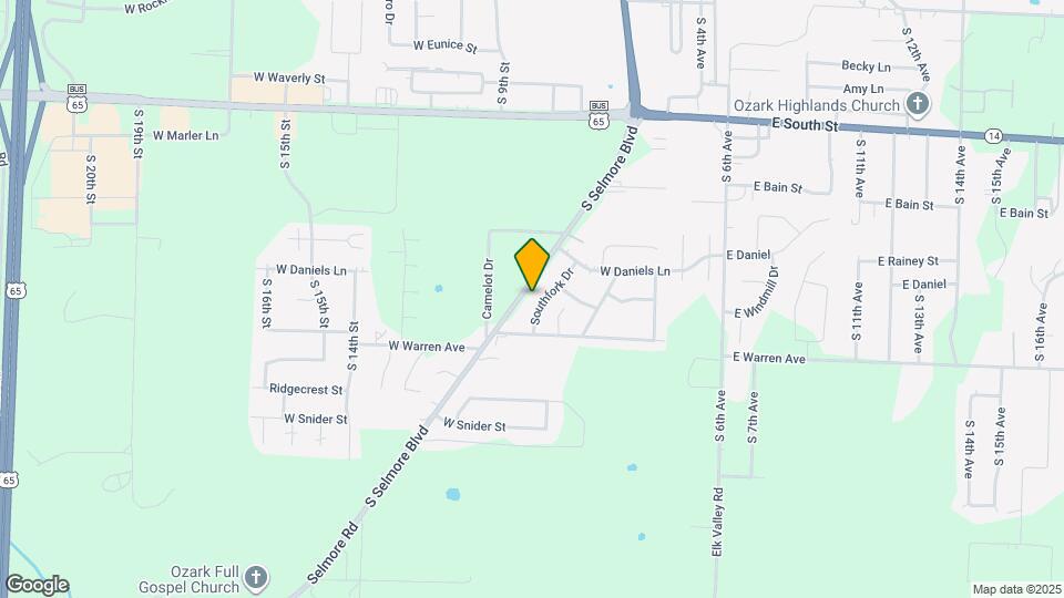 2123 Southfork Dr Map and Location Details