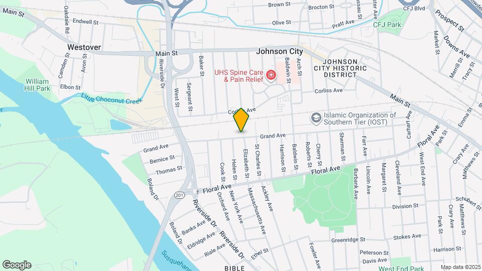 305 Grand Ave Map and Location Details