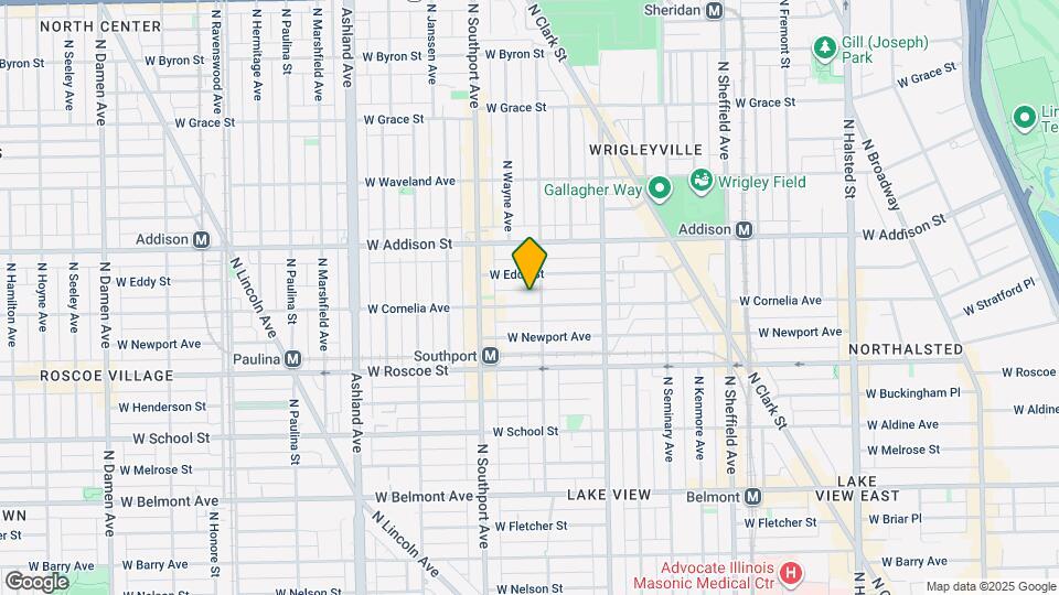 1310 W Cornelia Ave, Unit 3 Map and Location Details