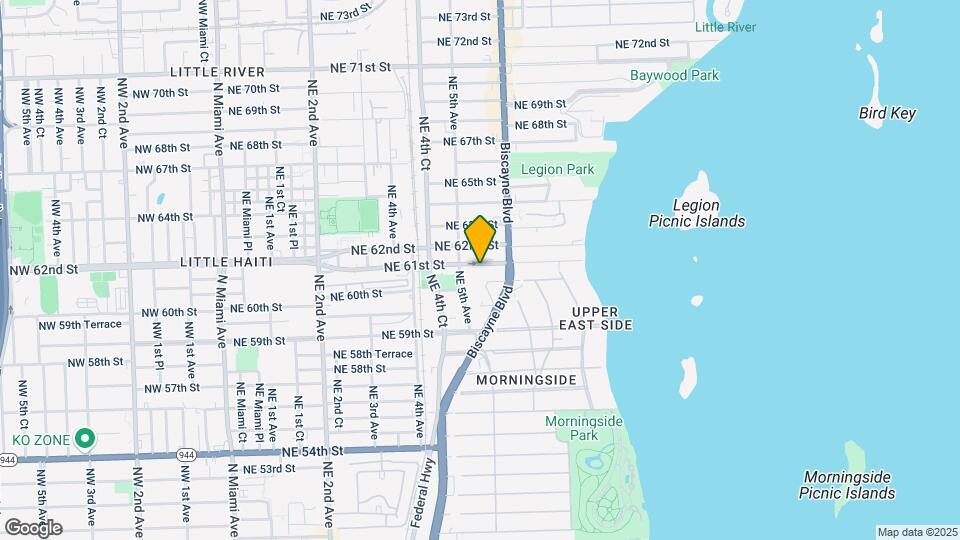 550 NE 61st St Map and Location Details