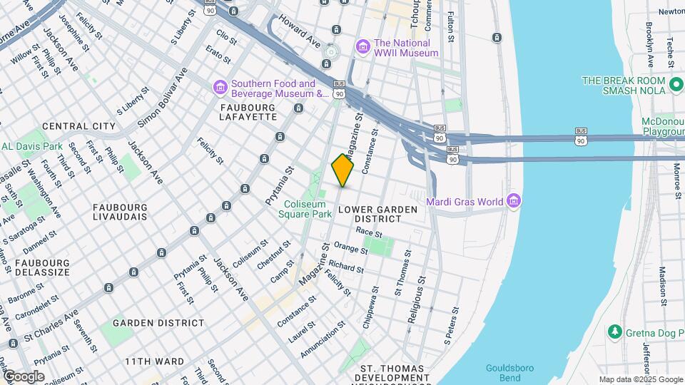 1414 Magazine St Map and Location Details