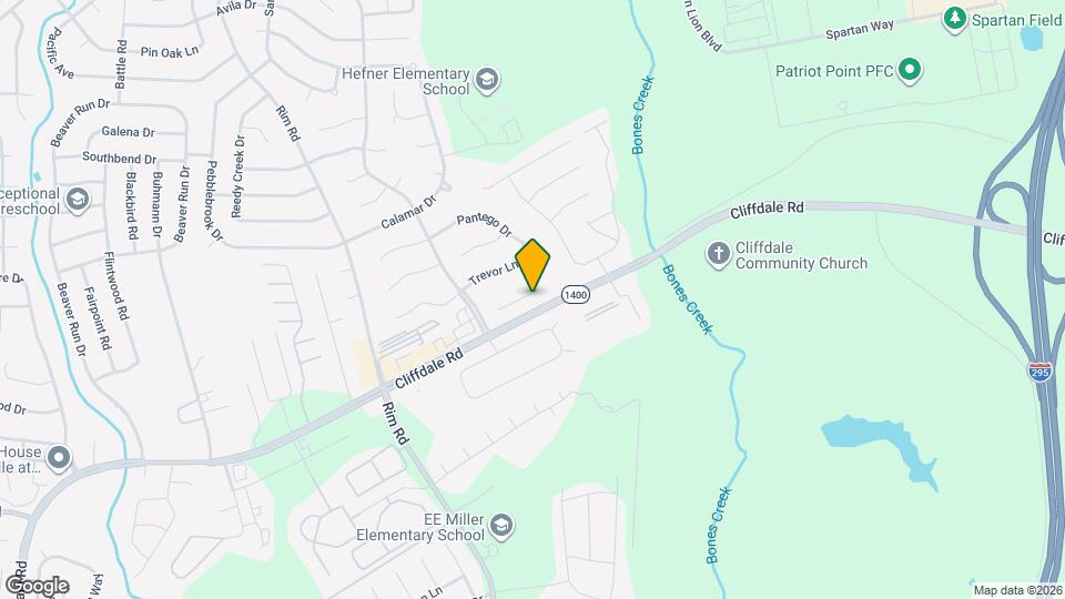 7020 Pantego Dr Map and Location Details