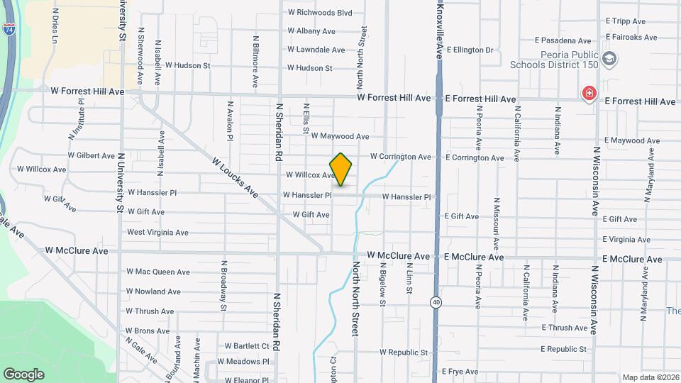 429 W Hanssler Pl Map and Location Details