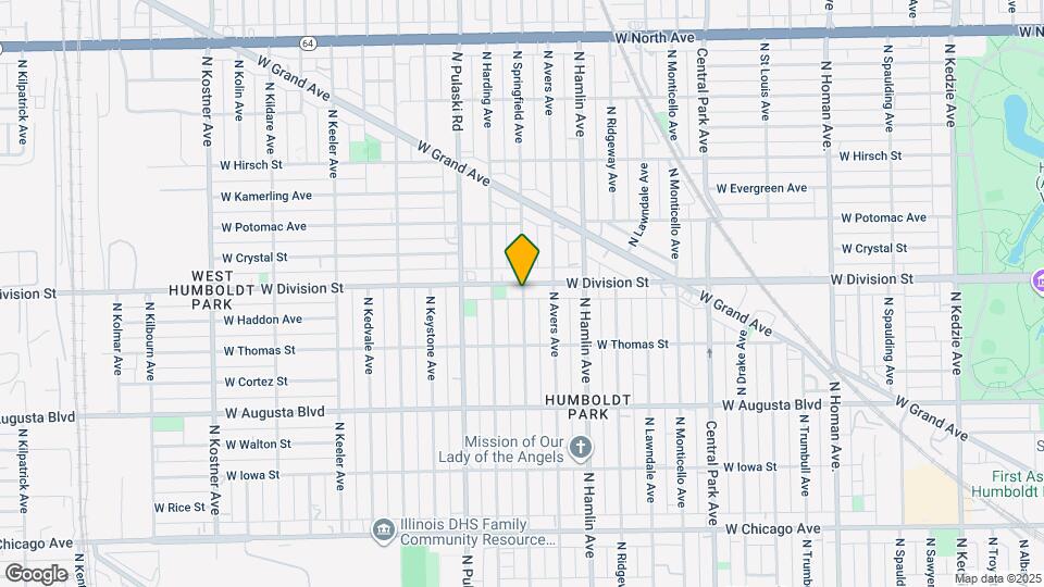 3901 W Division St Map and Location Details