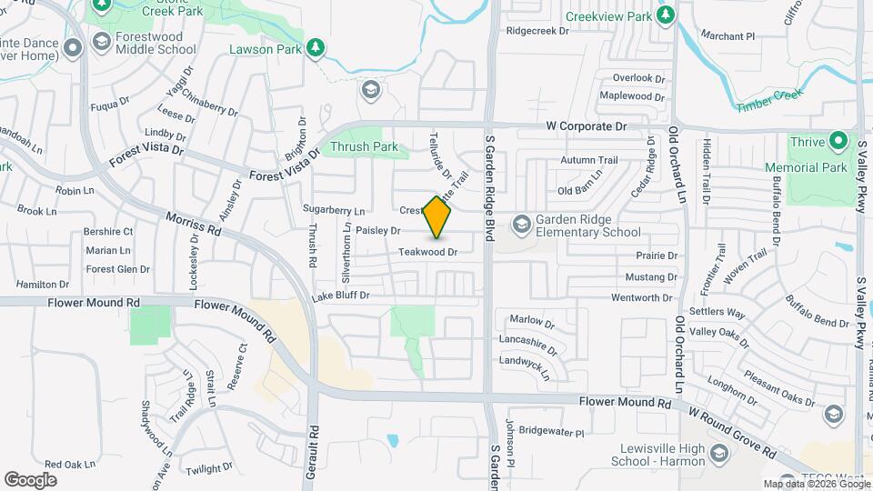 632 Teakwood Dr Map and Location Details