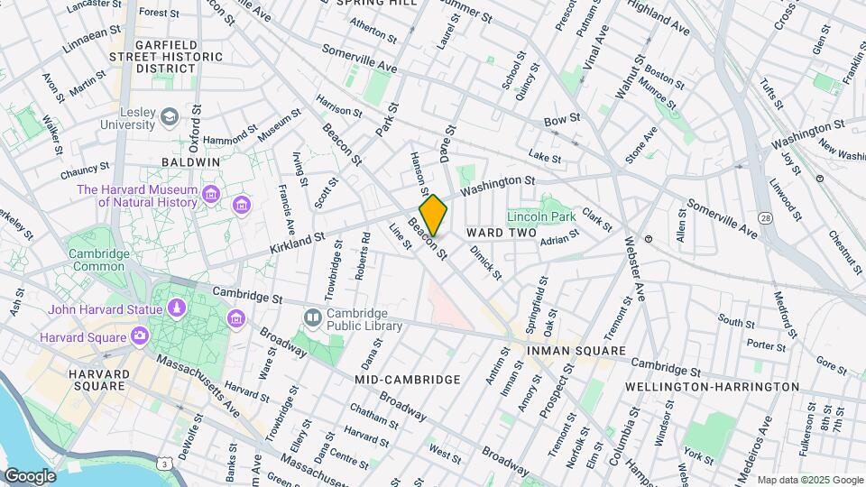95 Beacon St, Unit 2 Mapa y Detalles de la Ubicación